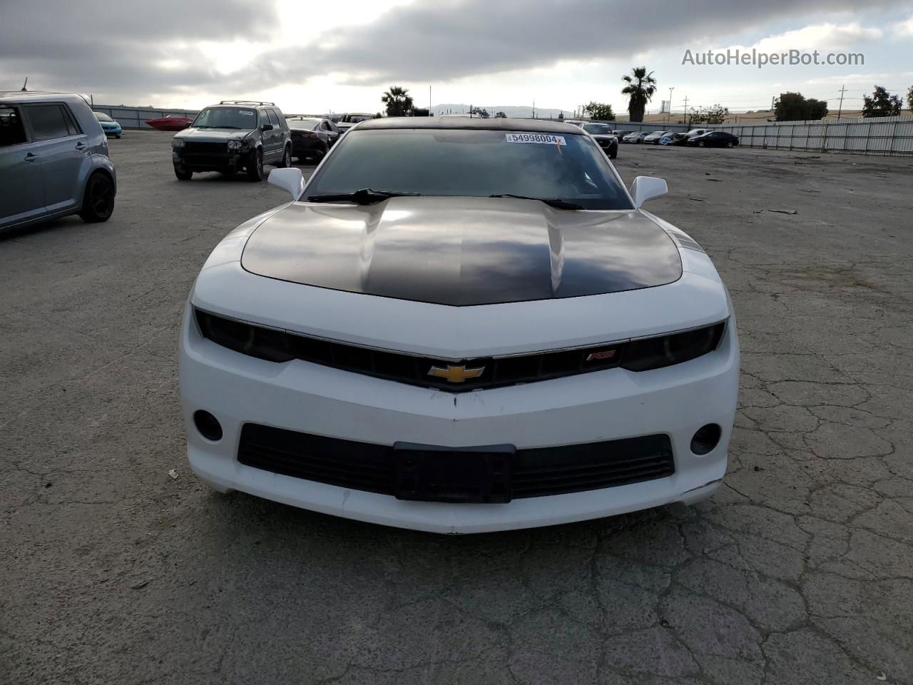 2015 Chevrolet Camaro Lt White vin: 2G1FF1E32F9238327