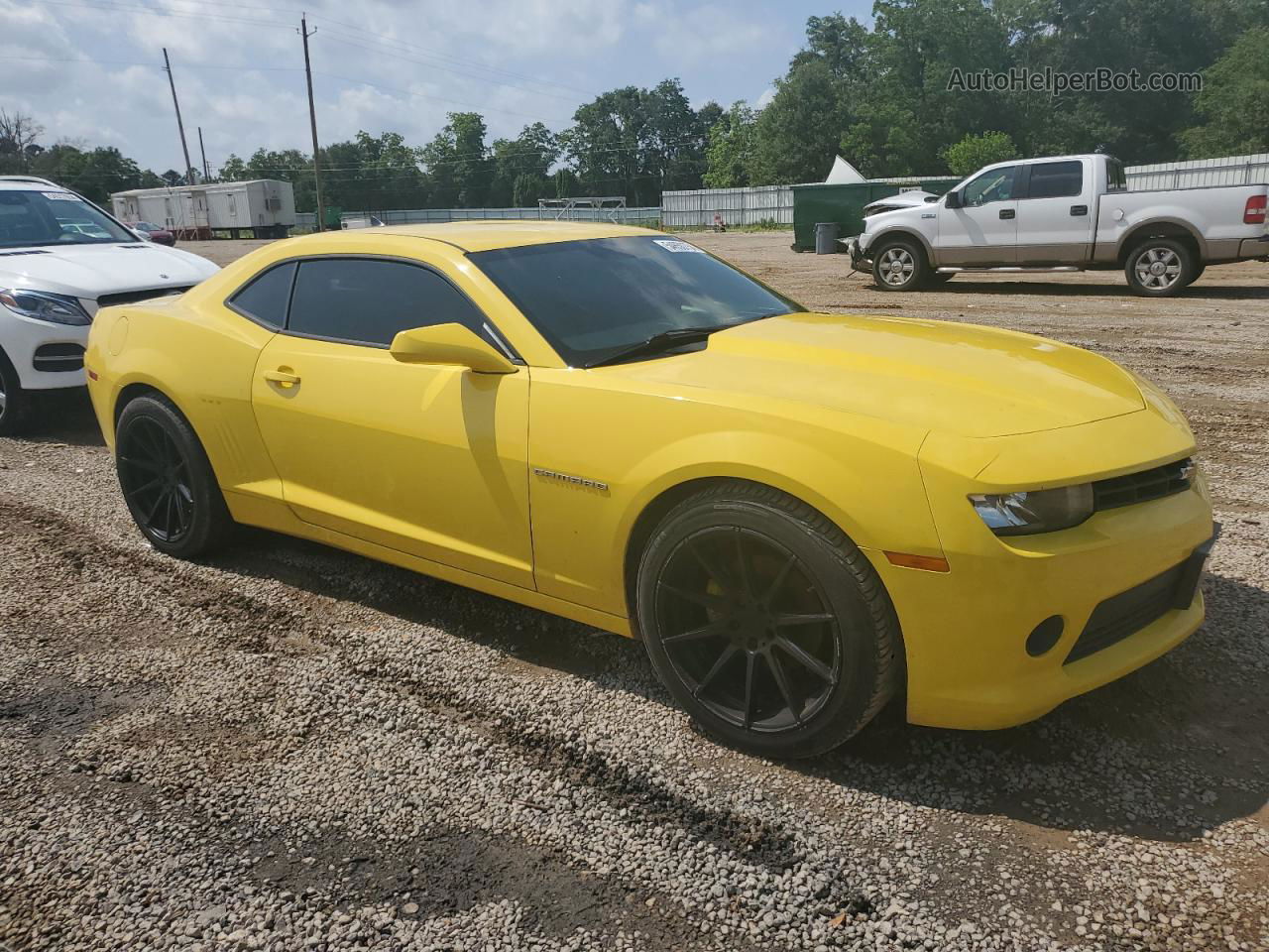 2015 Chevrolet Camaro Lt White vin: 2G1FF1E32F9243138