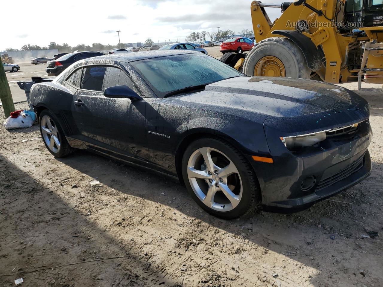 2015 Chevrolet Camaro Lt Blue vin: 2G1FF1E32F9259338