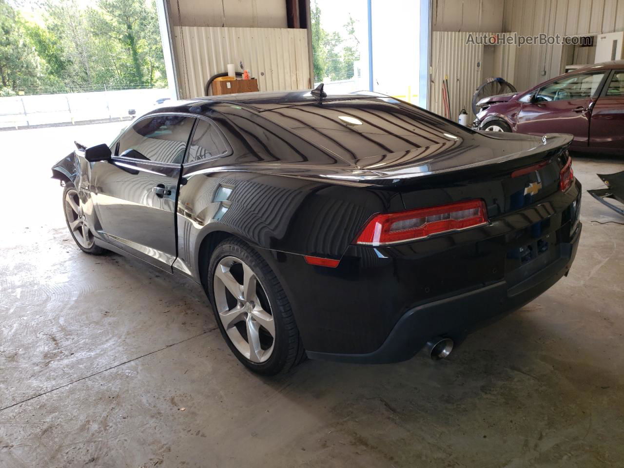 2015 Chevrolet Camaro Lt Black vin: 2G1FF1E33F9206972