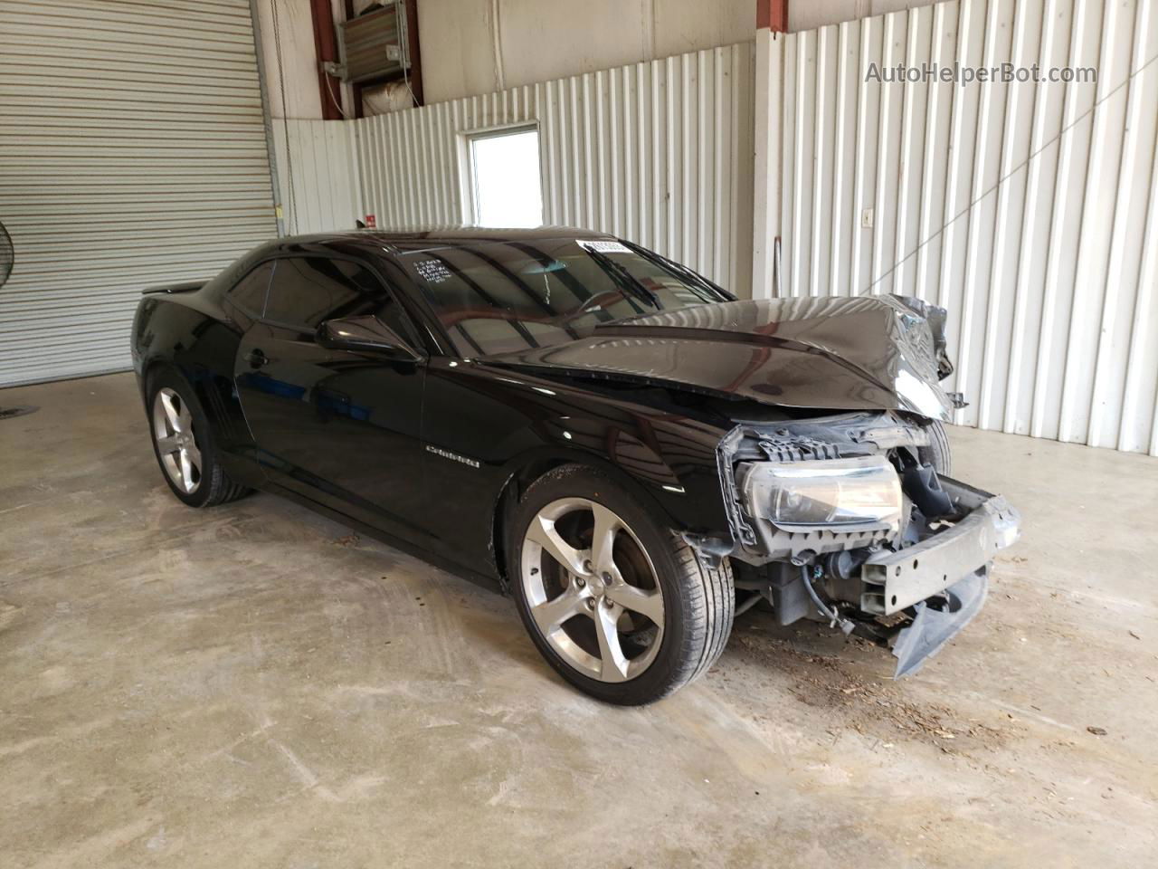 2015 Chevrolet Camaro Lt Black vin: 2G1FF1E33F9206972