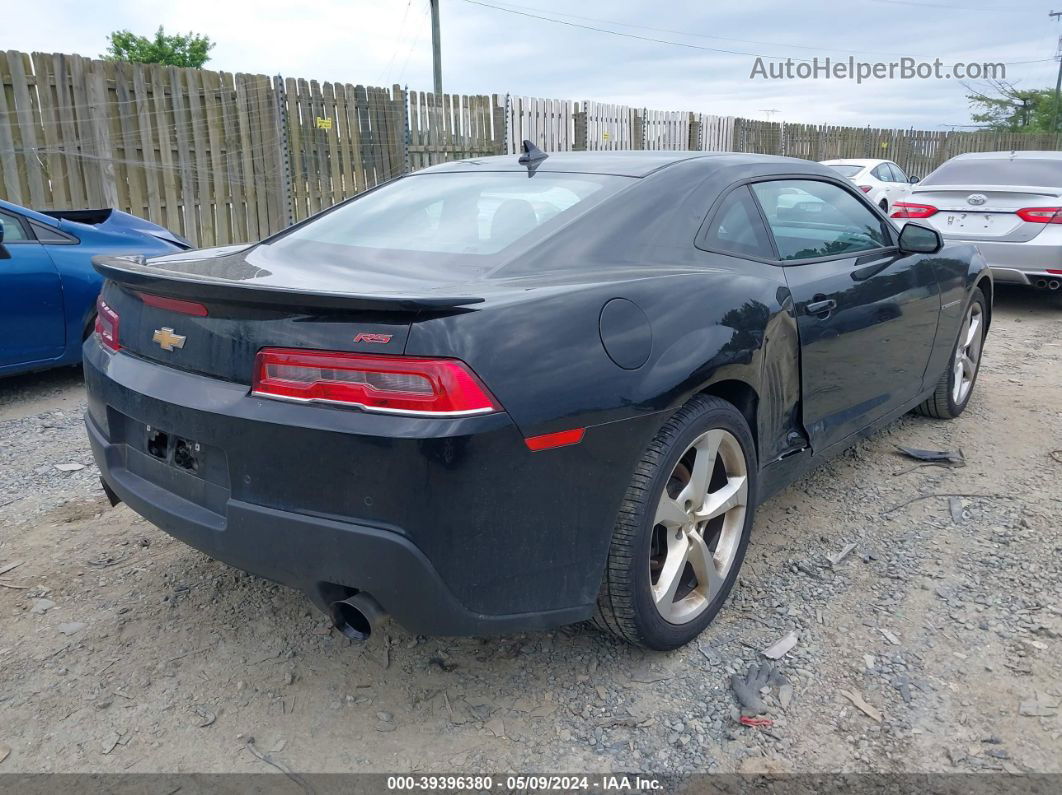 2015 Chevrolet Camaro 2lt Black vin: 2G1FF1E33F9217759