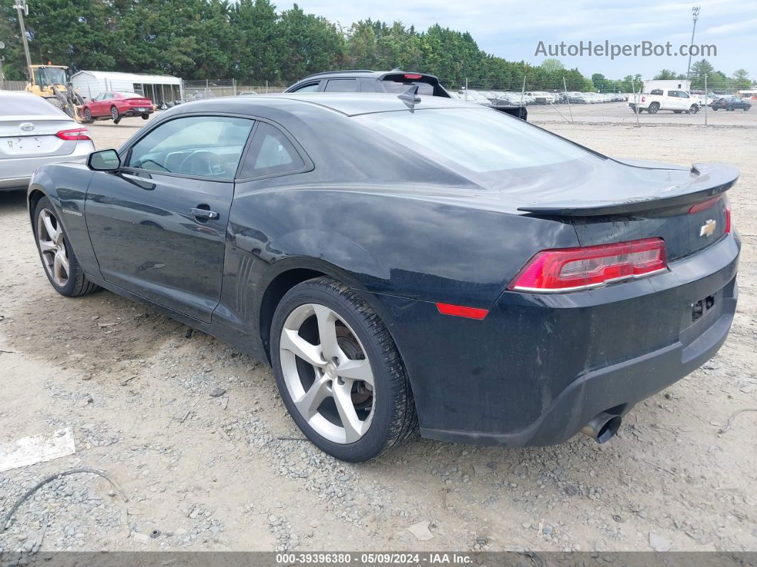 2015 Chevrolet Camaro 2lt Black vin: 2G1FF1E33F9217759