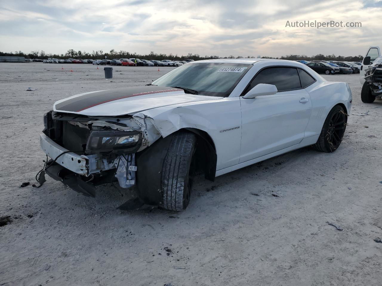 2015 Chevrolet Camaro Lt White vin: 2G1FF1E33F9283468