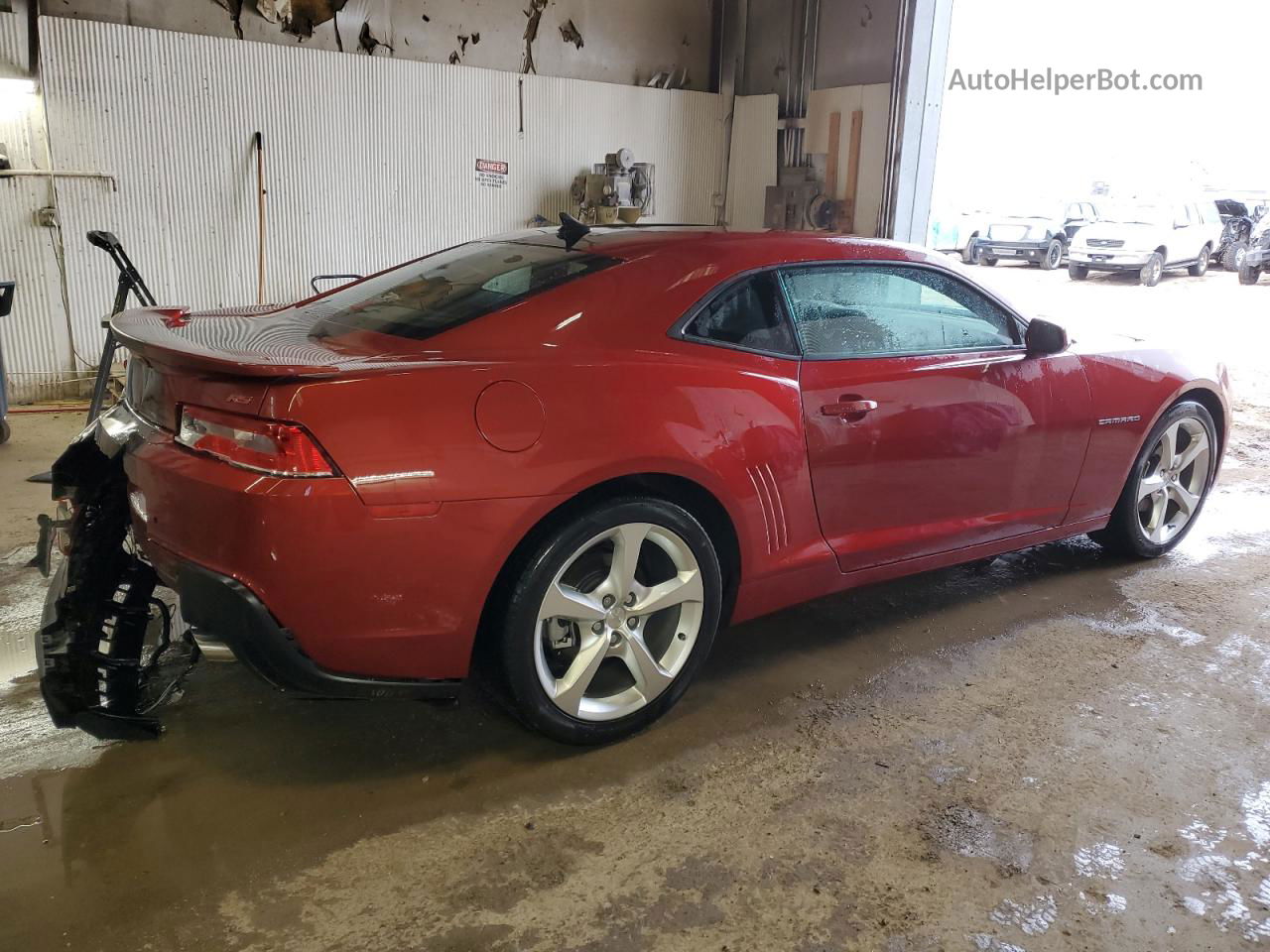 2015 Chevrolet Camaro Lt Темно-бордовый vin: 2G1FF1E34F9256439