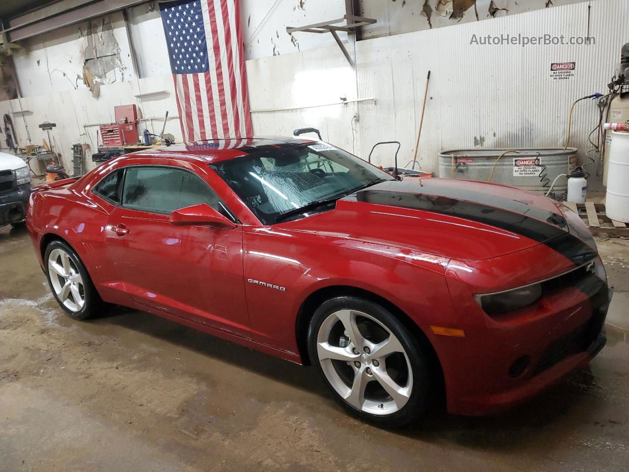 2015 Chevrolet Camaro Lt Maroon vin: 2G1FF1E34F9256439