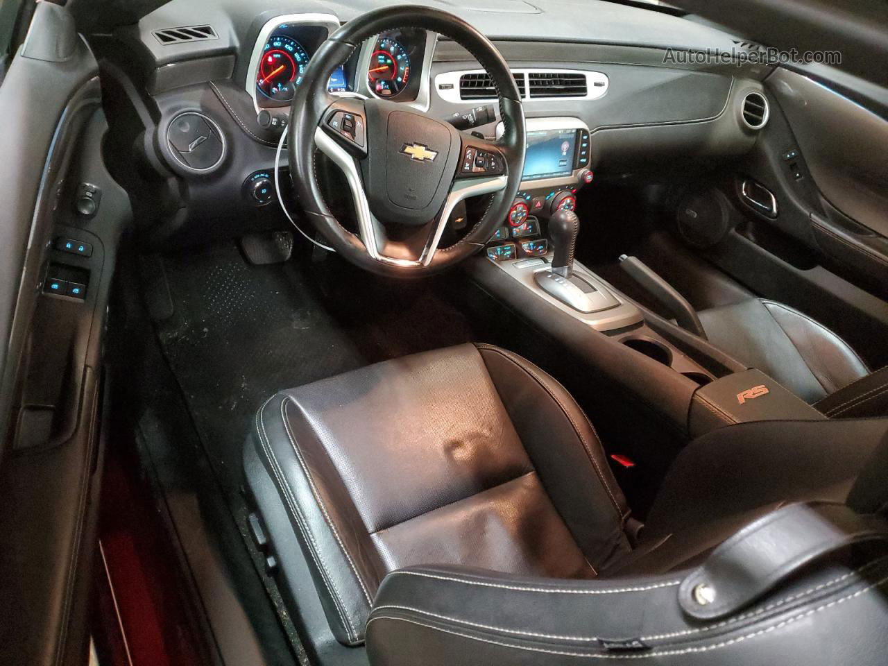 2015 Chevrolet Camaro Lt Темно-бордовый vin: 2G1FF1E34F9256439