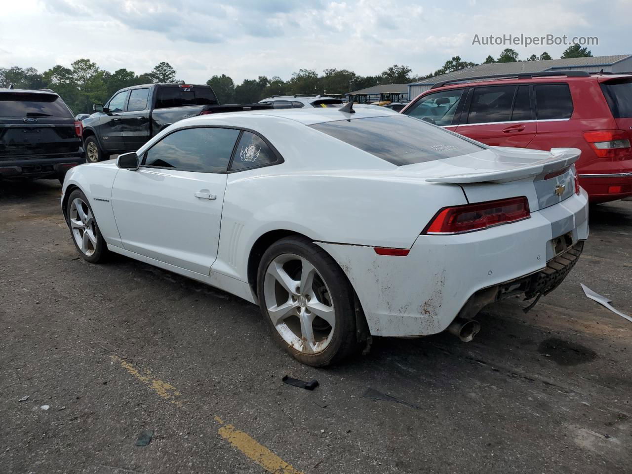 2015 Chevrolet Camaro Lt White vin: 2G1FF1E34F9264055