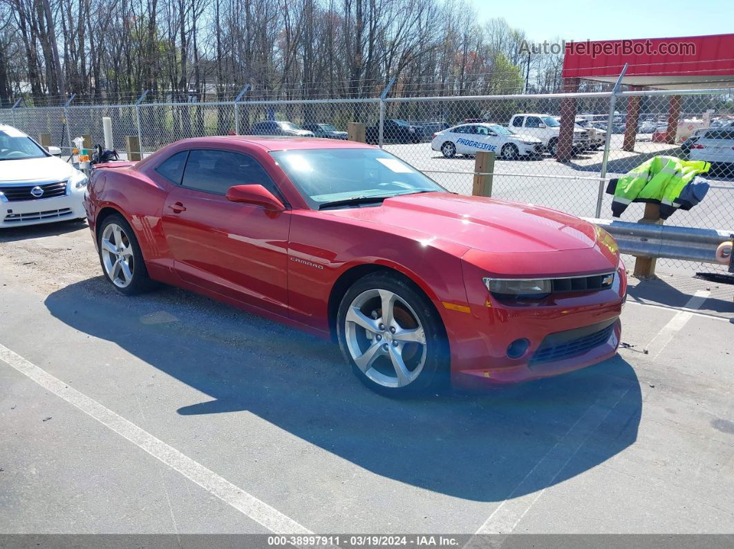 2015 Chevrolet Camaro 2lt Red vin: 2G1FF1E34F9300293