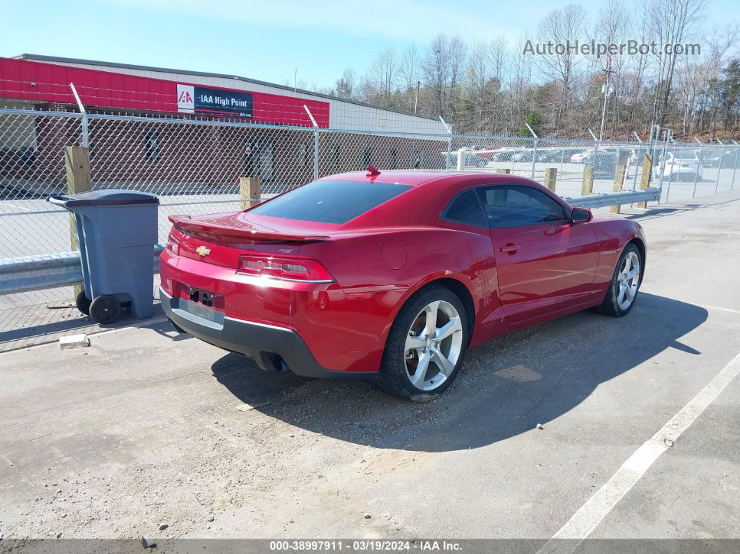 2015 Chevrolet Camaro 2lt Red vin: 2G1FF1E34F9300293