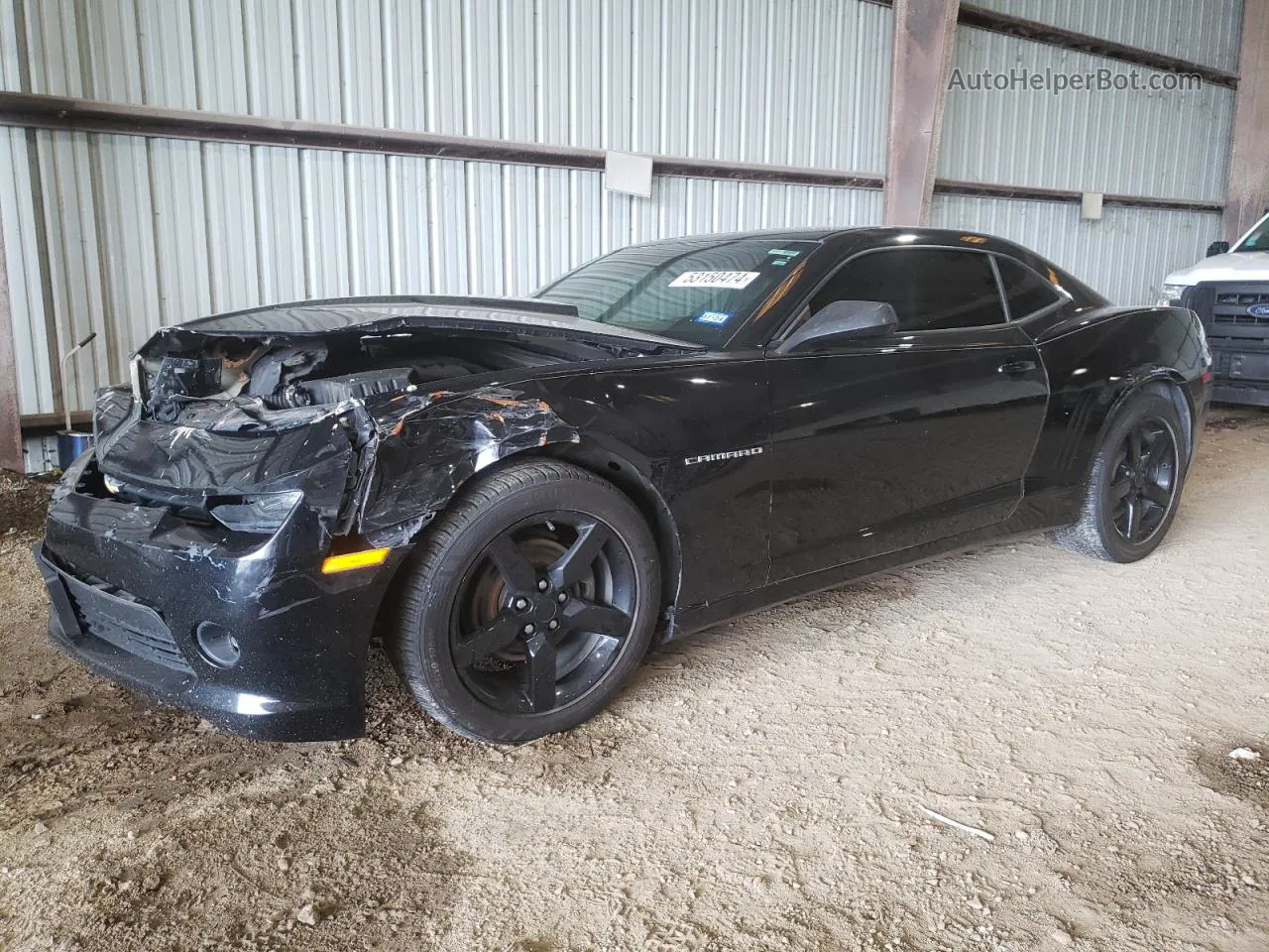 2015 Chevrolet Camaro Lt Black vin: 2G1FF1E34F9303730