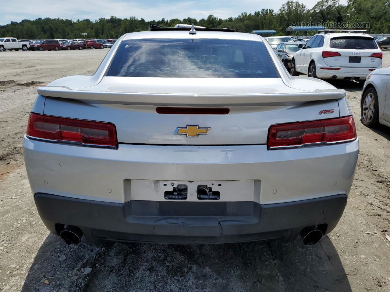 2015 Chevrolet Camaro Lt Silver vin: 2G1FF1E35F9172291