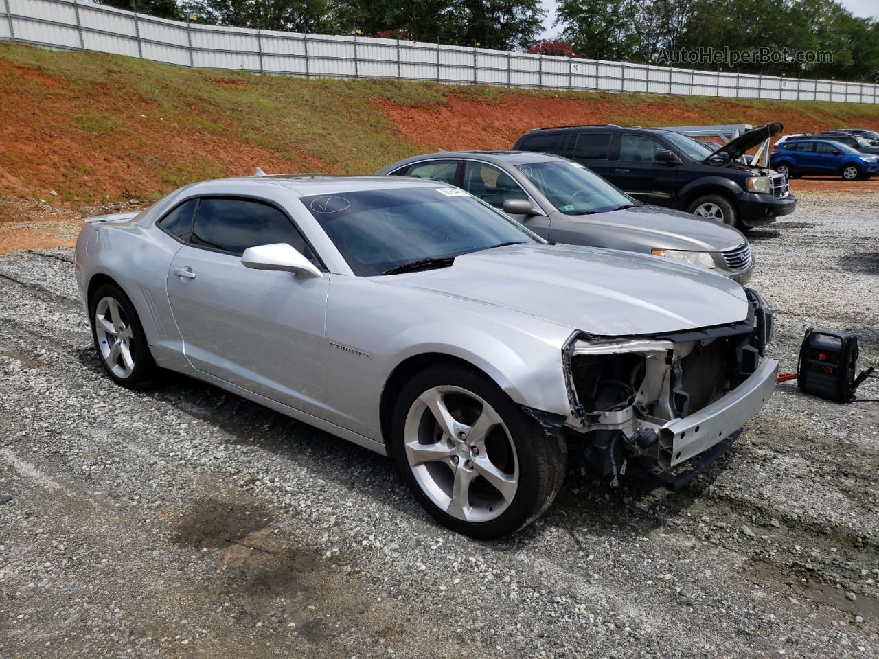 2015 Chevrolet Camaro Lt Silver vin: 2G1FF1E35F9172291