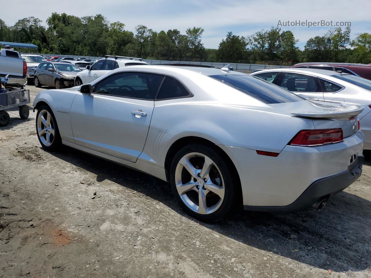 2015 Chevrolet Camaro Lt Silver vin: 2G1FF1E35F9172291