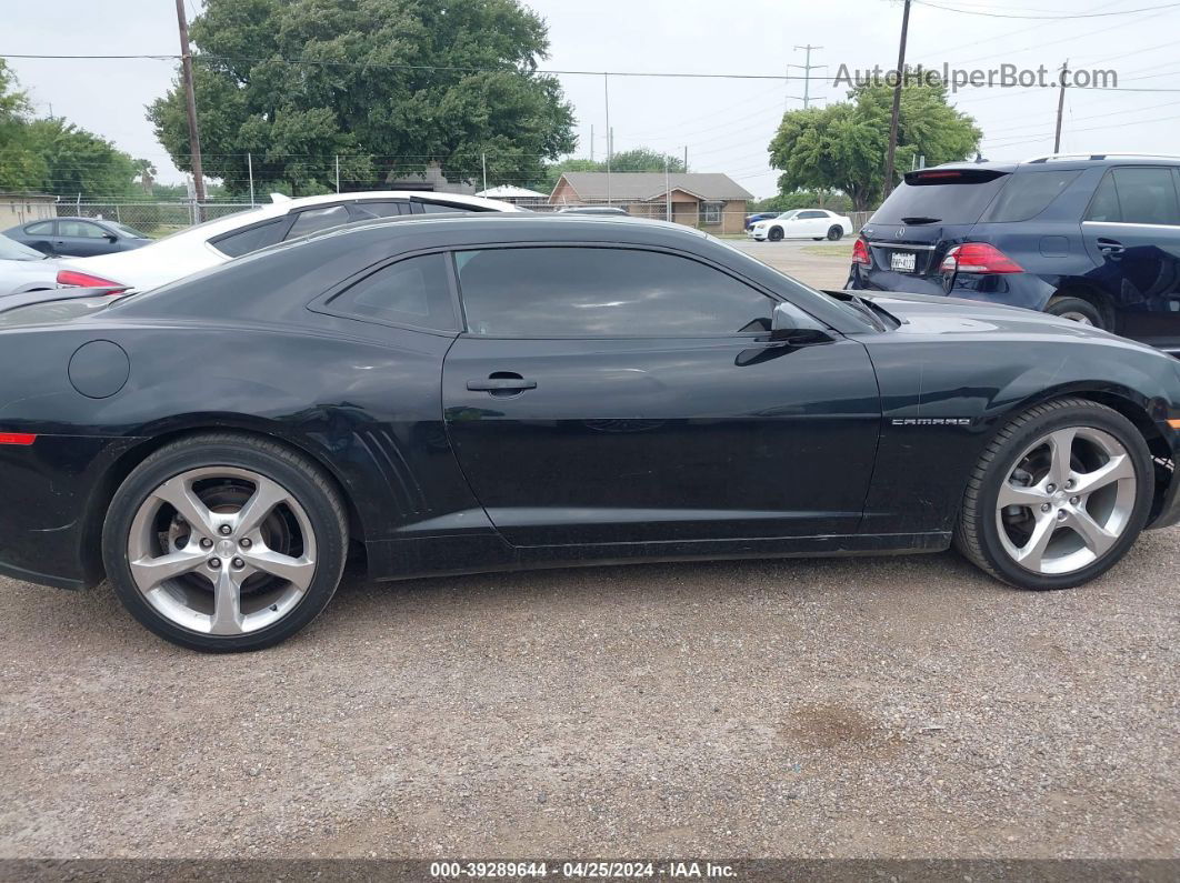 2015 Chevrolet Camaro 2lt Black vin: 2G1FF1E35F9251816