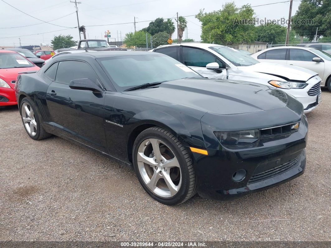 2015 Chevrolet Camaro 2lt Черный vin: 2G1FF1E35F9251816