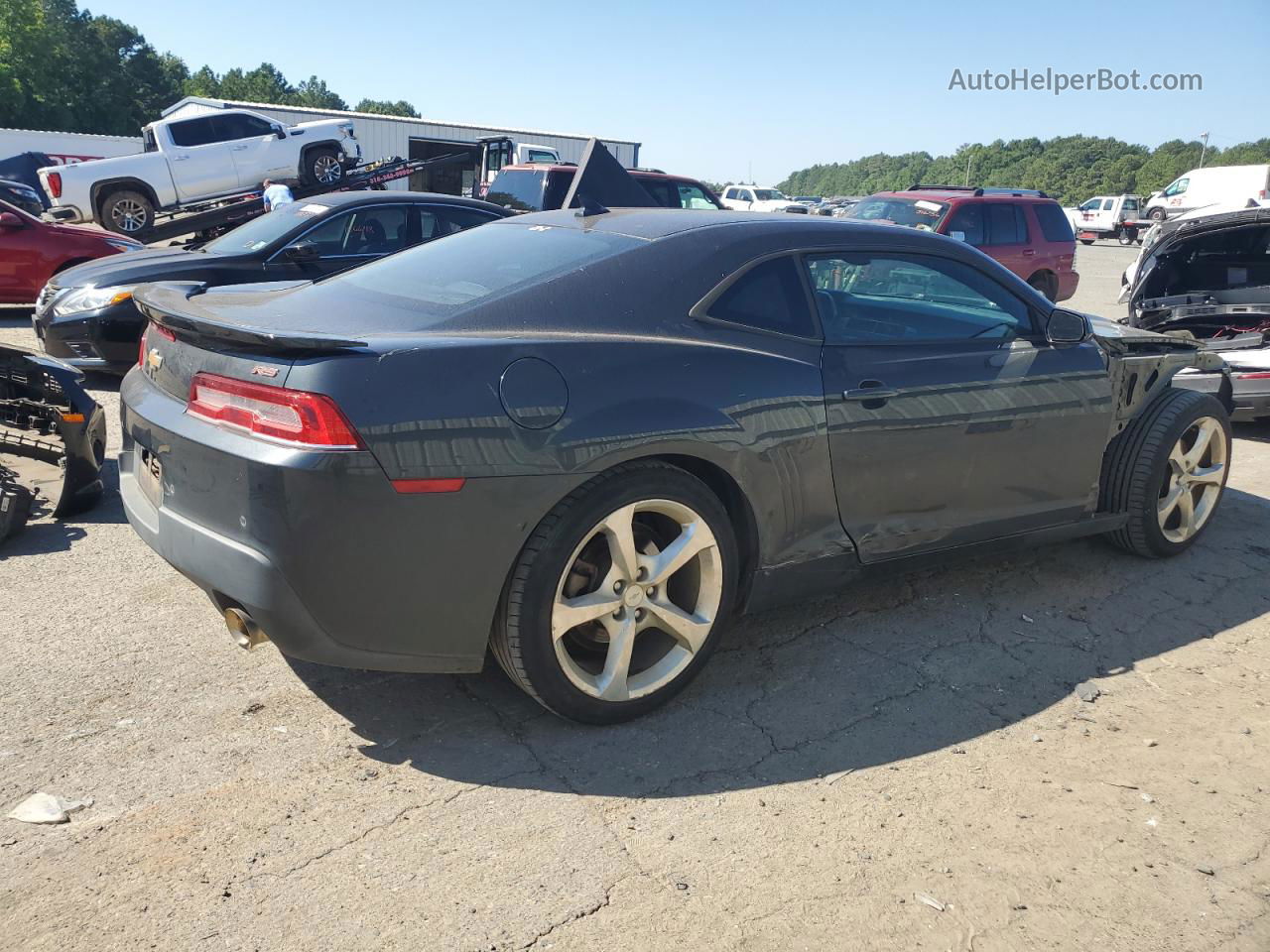 2015 Chevrolet Camaro Lt Gray vin: 2G1FF1E36F9260881