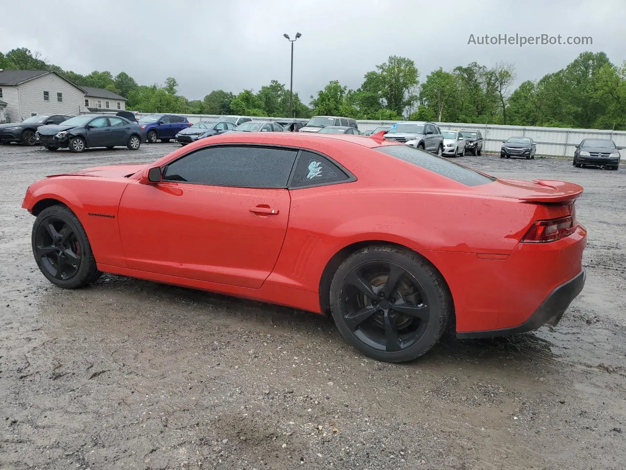 2015 Chevrolet Camaro Lt Red vin: 2G1FF1E36F9293752