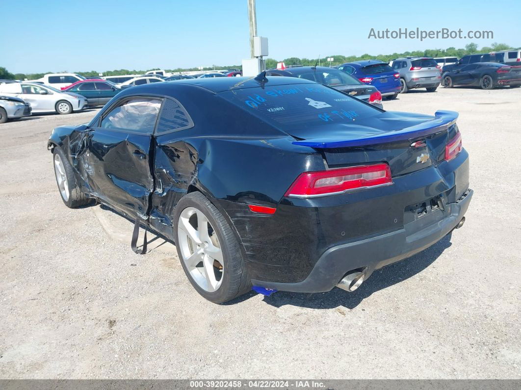 2015 Chevrolet Camaro 2lt Black vin: 2G1FF1E37F9233611