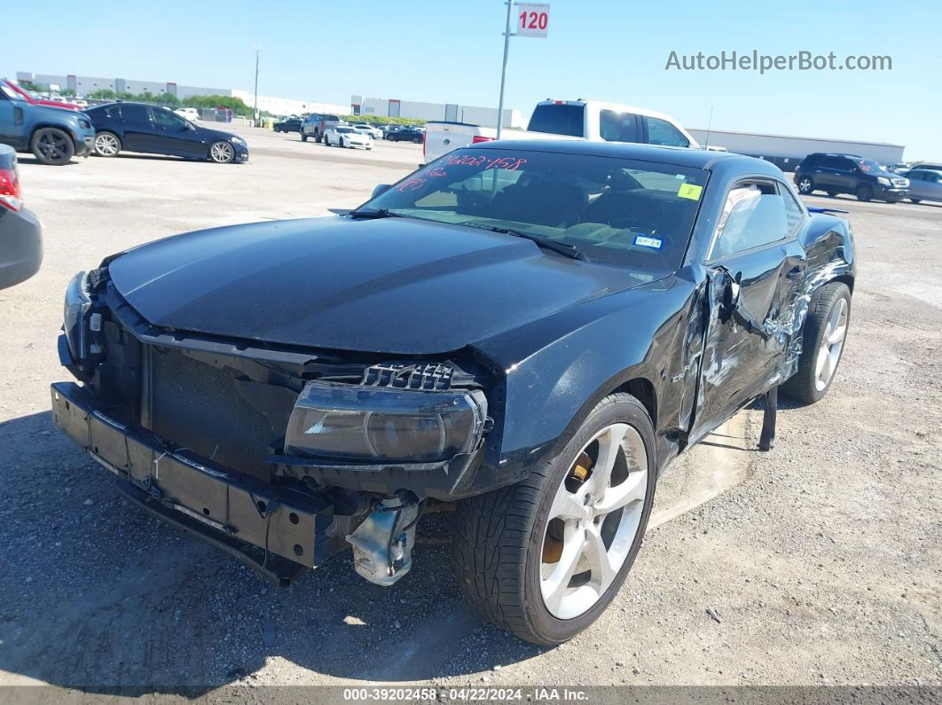 2015 Chevrolet Camaro 2lt Black vin: 2G1FF1E37F9233611