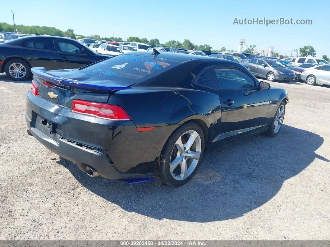 2015 Chevrolet Camaro 2lt Black vin: 2G1FF1E37F9233611