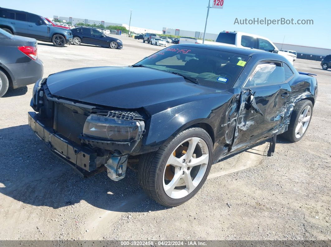 2015 Chevrolet Camaro 2lt Black vin: 2G1FF1E37F9233611