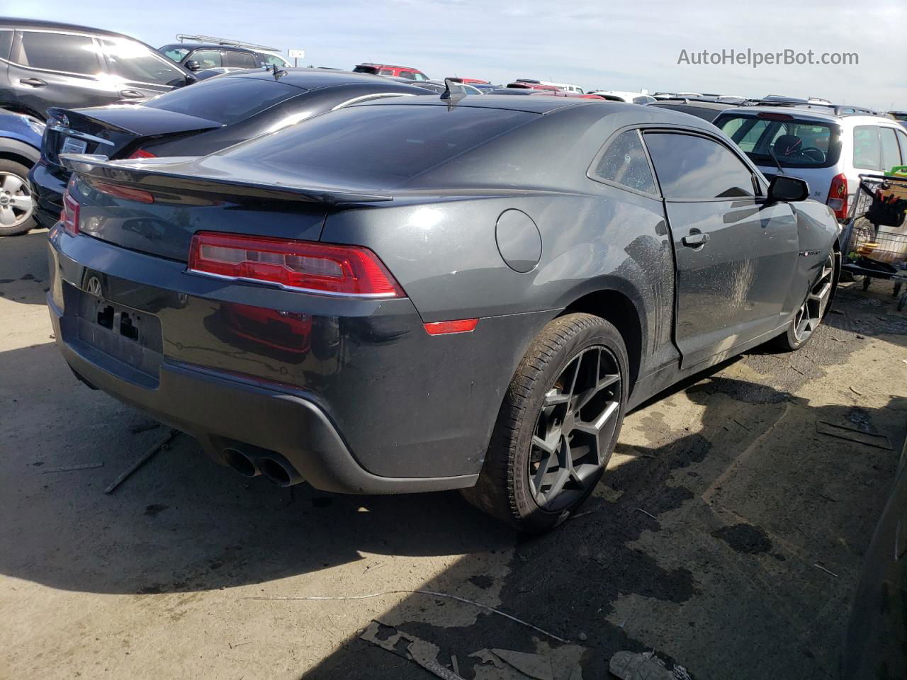 2015 Chevrolet Camaro Lt Black vin: 2G1FF1E38F9157784