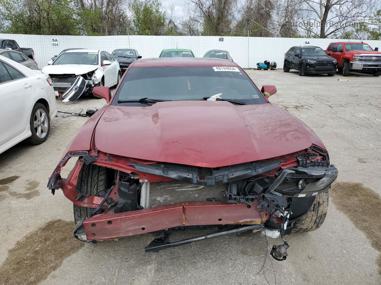 2015 Chevrolet Camaro Lt Red vin: 2G1FF1E38F9264723