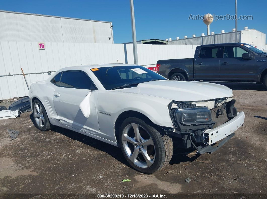 2015 Chevrolet Camaro 2lt White vin: 2G1FF1E38F9304489