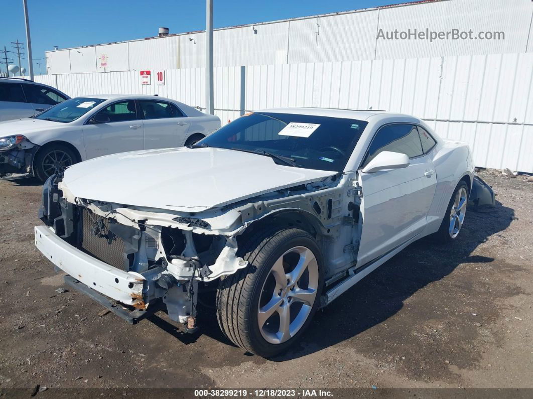 2015 Chevrolet Camaro 2lt White vin: 2G1FF1E38F9304489