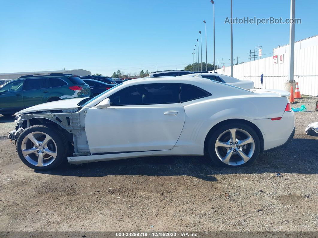 2015 Chevrolet Camaro 2lt White vin: 2G1FF1E38F9304489