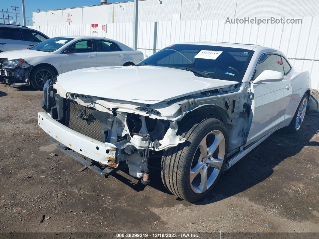 2015 Chevrolet Camaro 2lt White vin: 2G1FF1E38F9304489