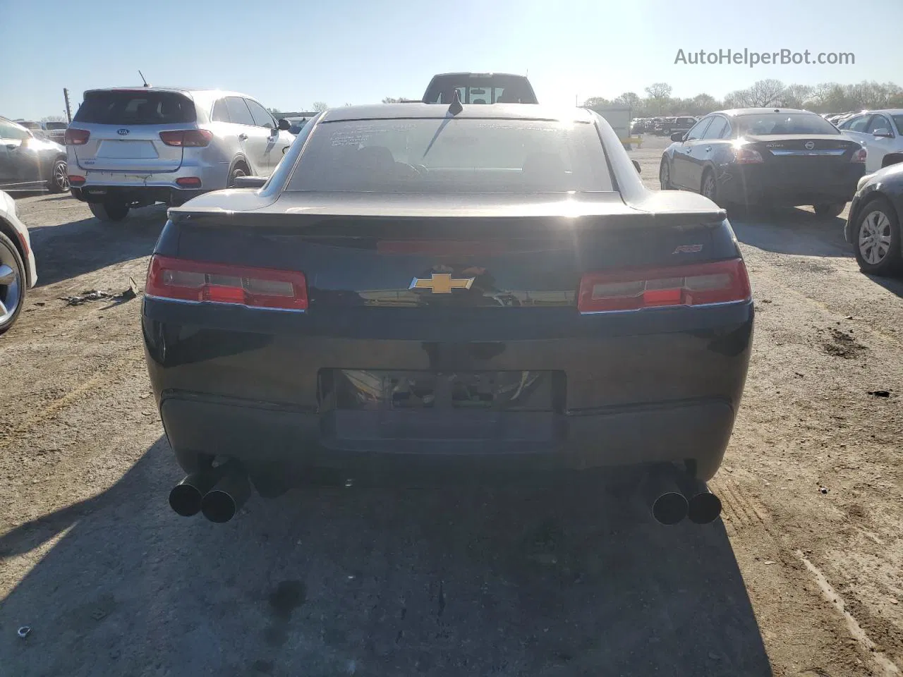 2014 Chevrolet Camaro Lt Black vin: 2G1FF1E39E9245838