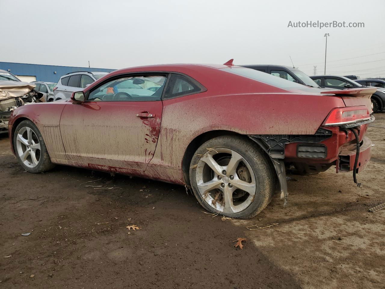 2015 Chevrolet Camaro Lt Red vin: 2G1FF1E39F9121795