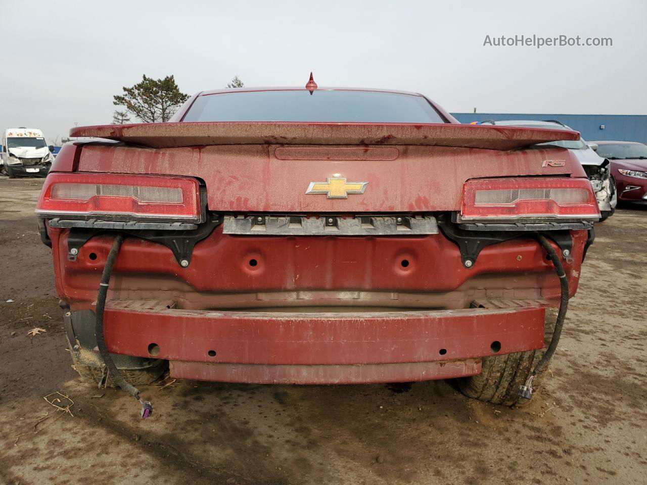 2015 Chevrolet Camaro Lt Red vin: 2G1FF1E39F9121795