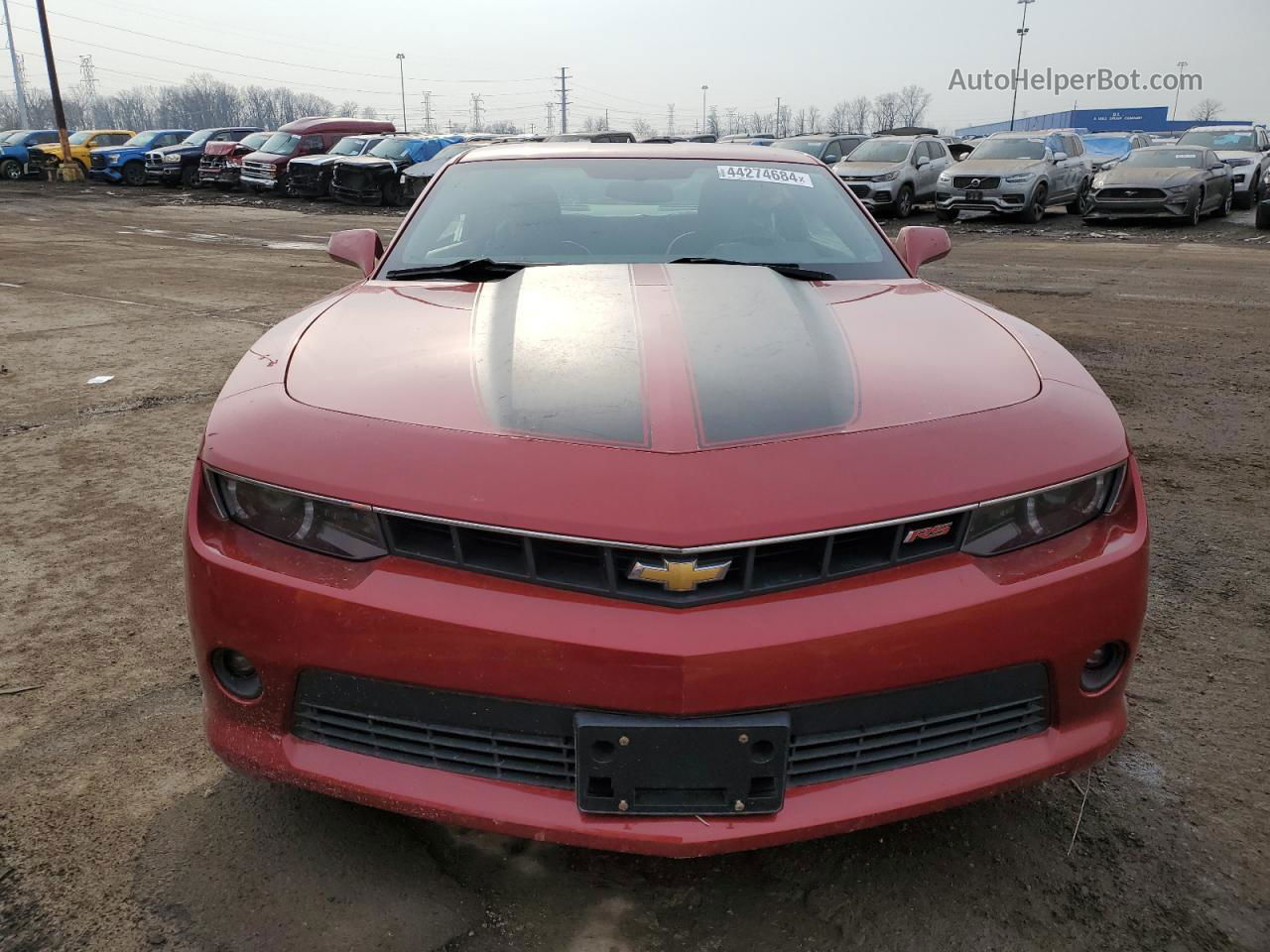 2015 Chevrolet Camaro Lt Red vin: 2G1FF1E39F9121795