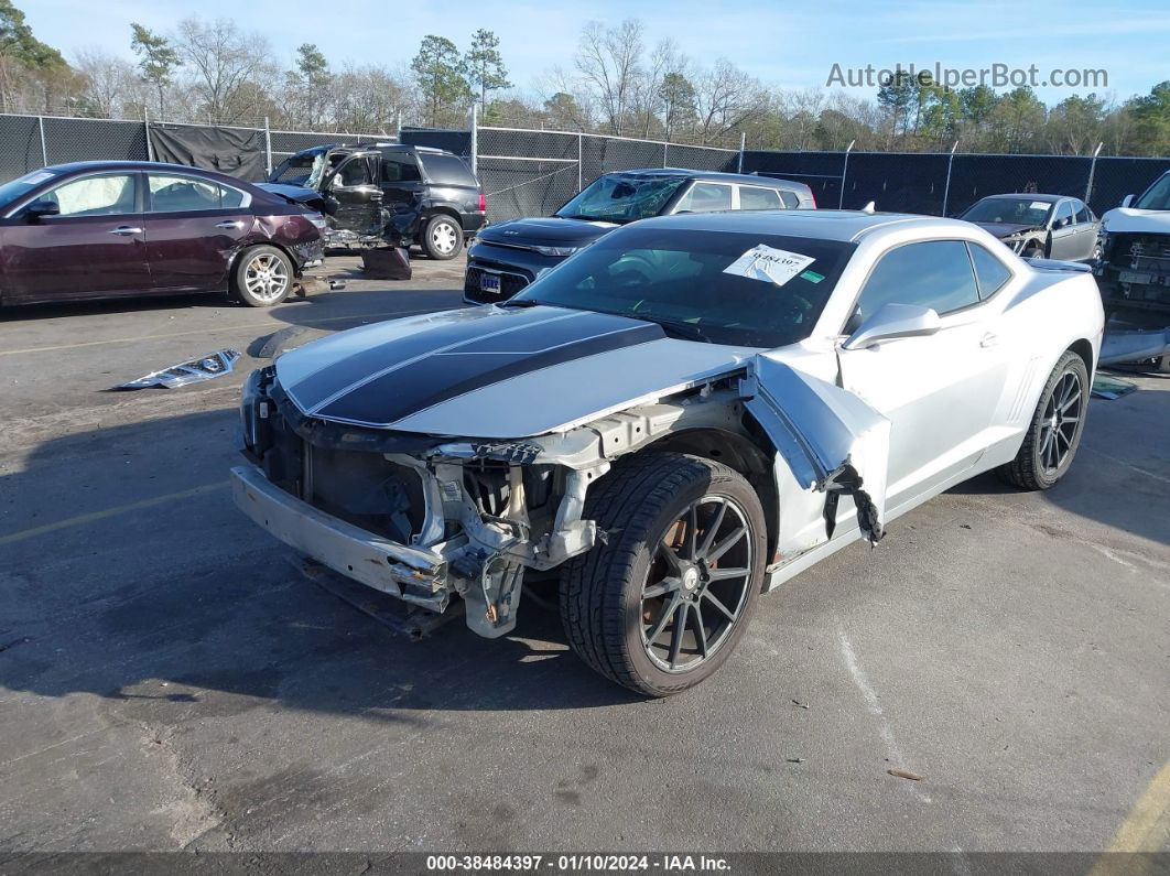 2015 Chevrolet Camaro 2lt Silver vin: 2G1FF1E39F9207026