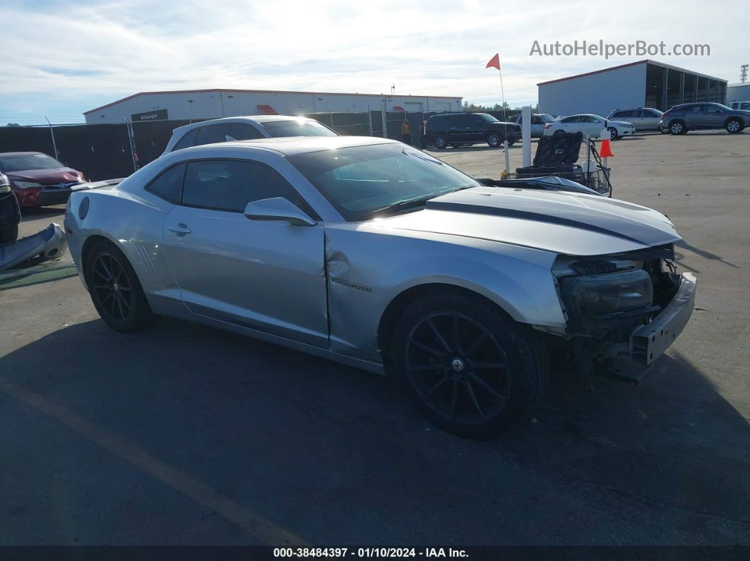 2015 Chevrolet Camaro 2lt Silver vin: 2G1FF1E39F9207026