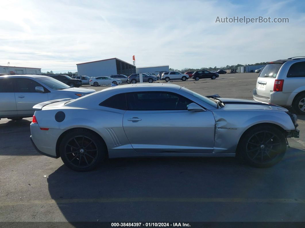 2015 Chevrolet Camaro 2lt Silver vin: 2G1FF1E39F9207026