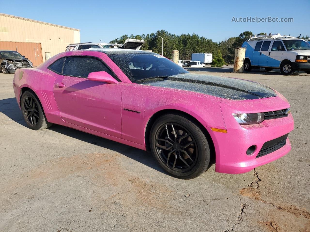 2015 Chevrolet Camaro Lt Pink vin: 2G1FF1E39F9272698