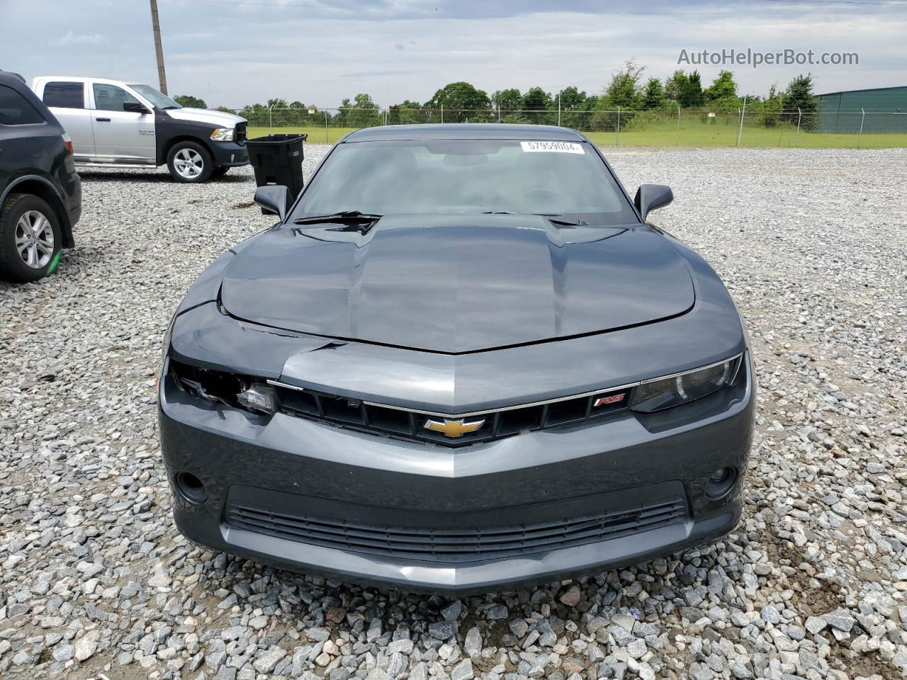 2015 Chevrolet Camaro Lt Gray vin: 2G1FF1E39F9273754