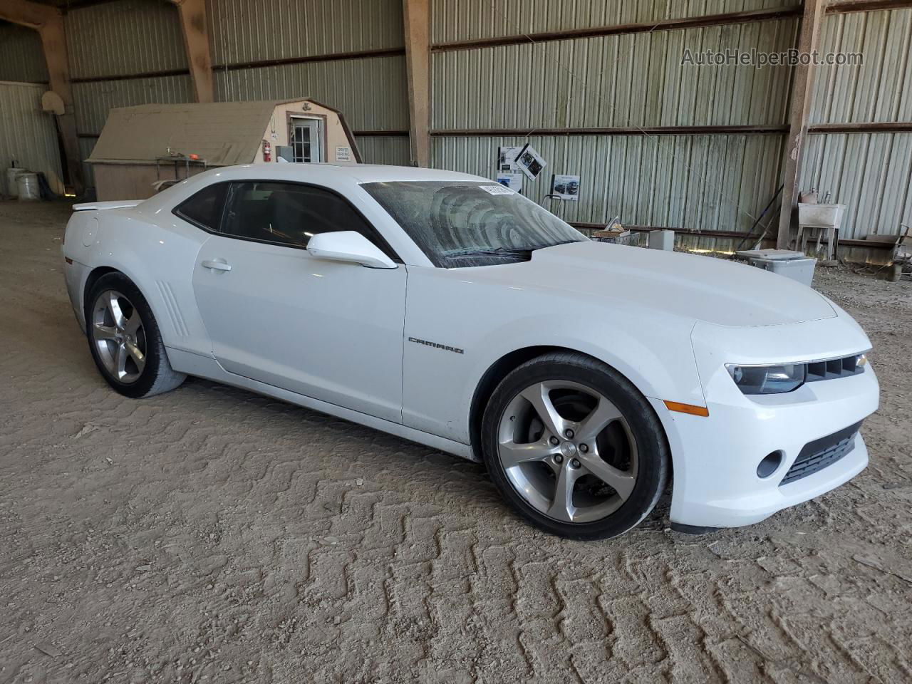 2015 Chevrolet Camaro Lt White vin: 2G1FF1E39F9301956