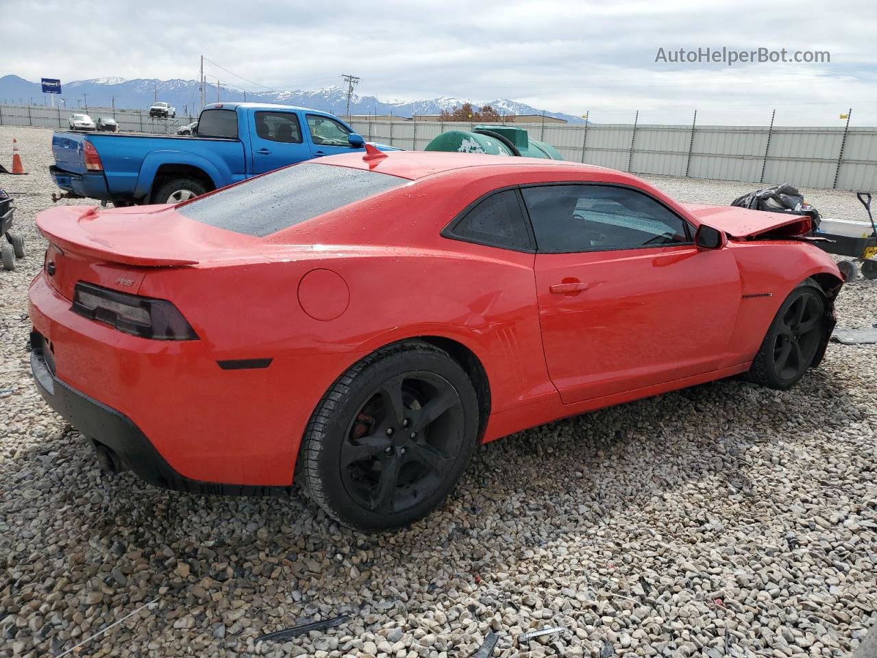 2015 Chevrolet Camaro Lt Red vin: 2G1FF1E39F9303321