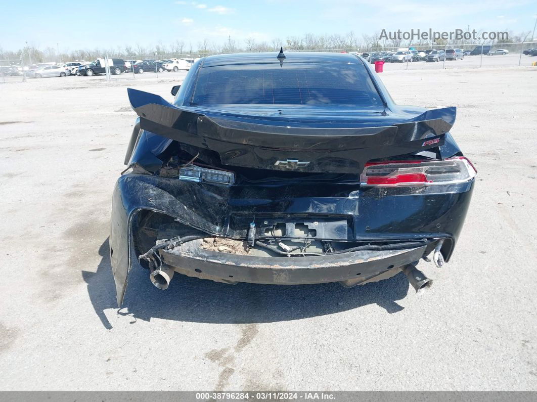 2015 Chevrolet Camaro 2lt Black vin: 2G1FF1E3XF9147483