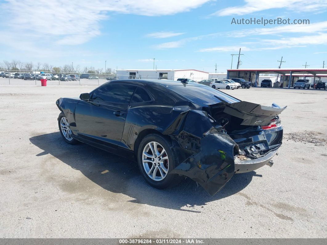 2015 Chevrolet Camaro 2lt Black vin: 2G1FF1E3XF9147483