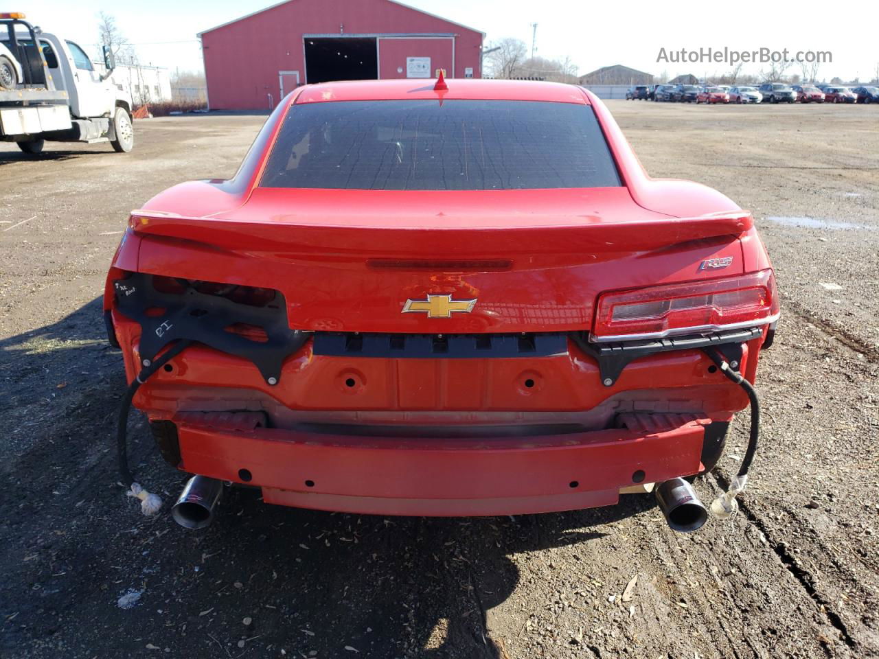 2015 Chevrolet Camaro Lt Red vin: 2G1FF1E3XF9232579