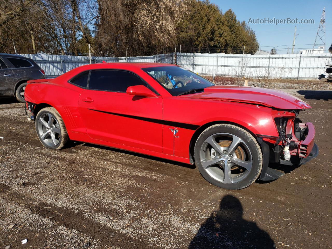 2015 Chevrolet Camaro Lt Red vin: 2G1FF1E3XF9232579