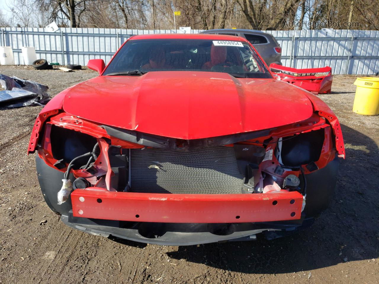 2015 Chevrolet Camaro Lt Red vin: 2G1FF1E3XF9232579