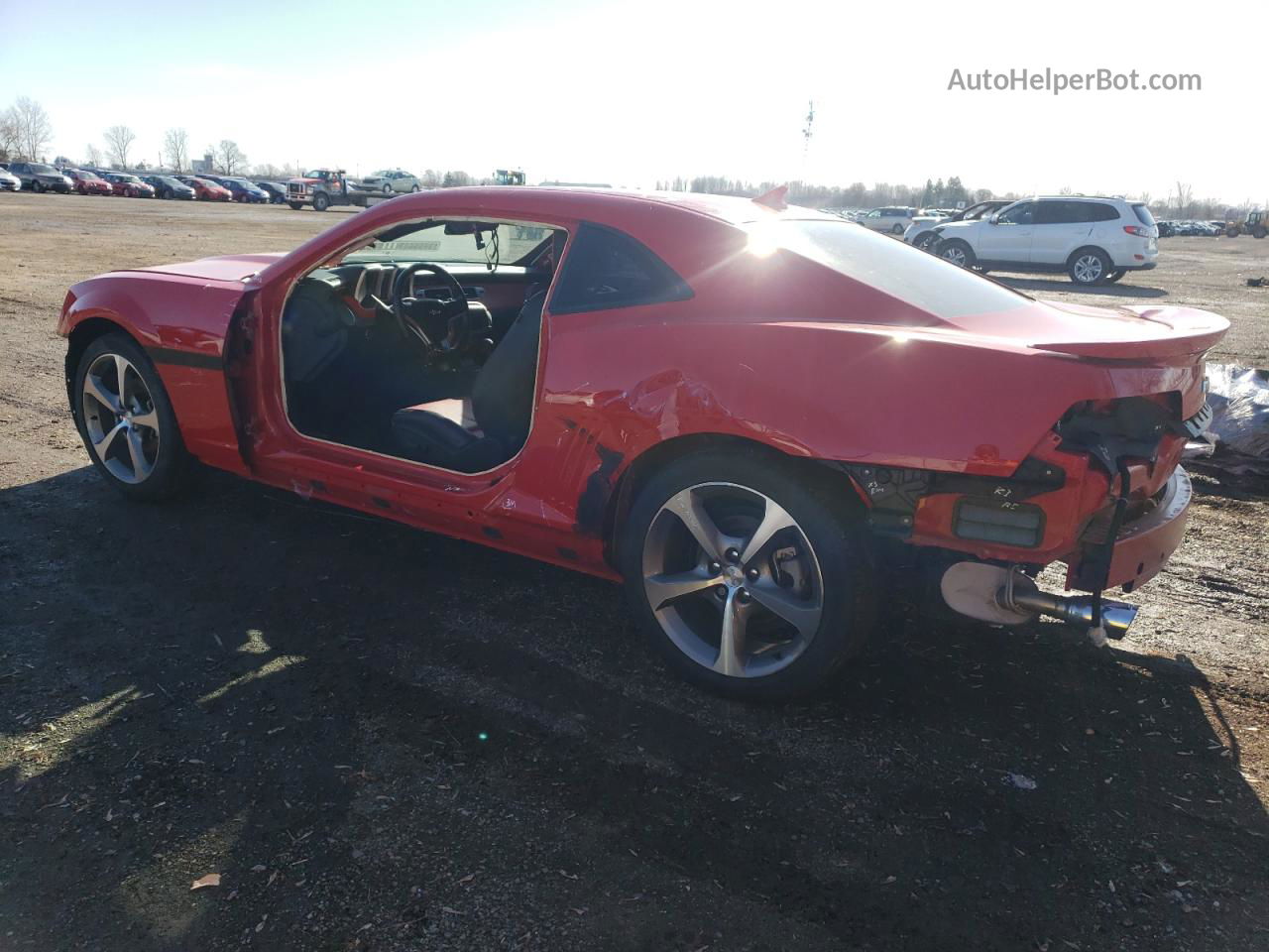 2015 Chevrolet Camaro Lt Red vin: 2G1FF1E3XF9232579