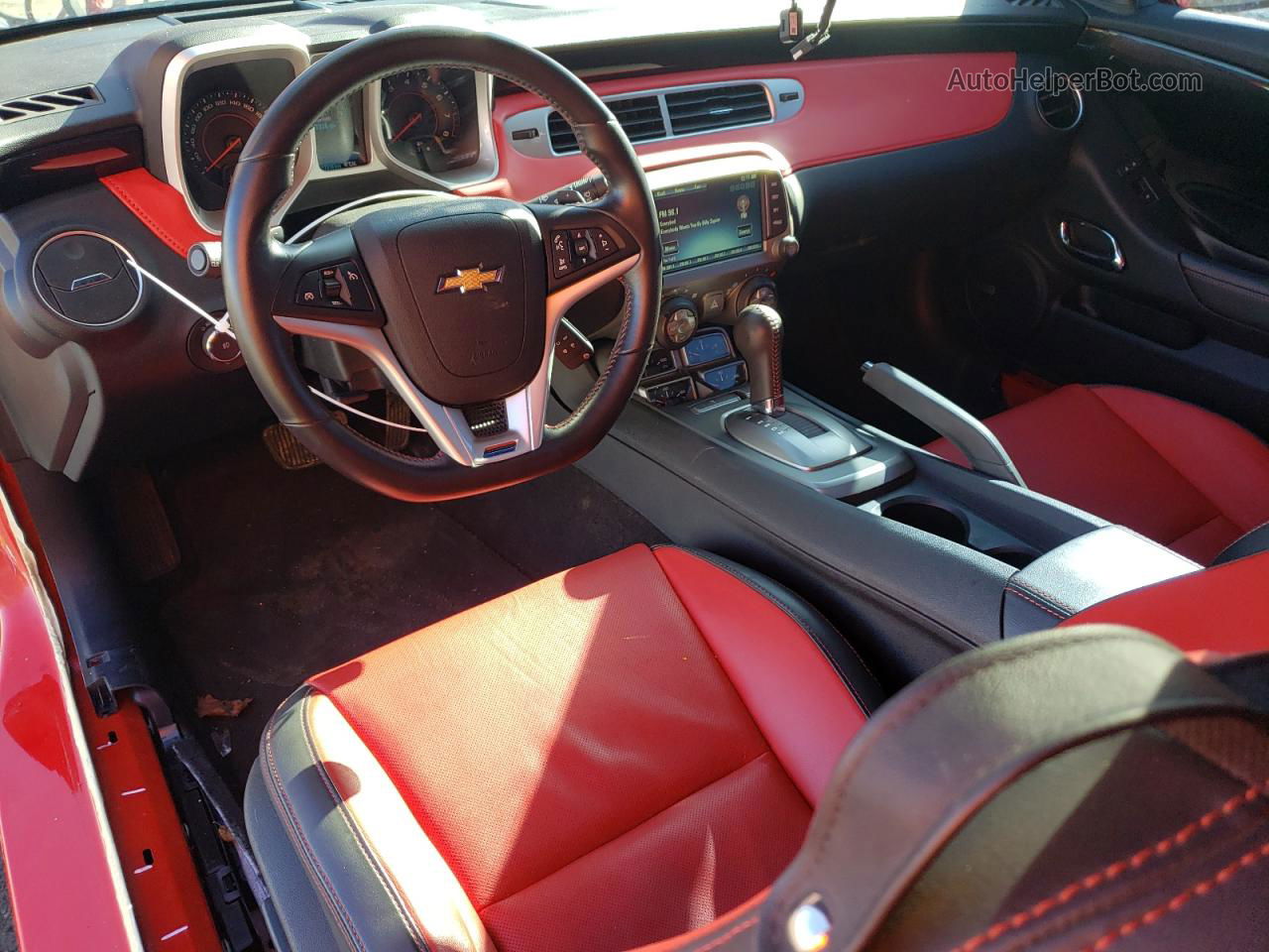 2015 Chevrolet Camaro Lt Red vin: 2G1FF1E3XF9232579